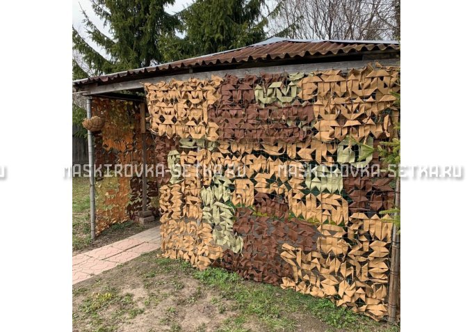 Маскировочная сеть МКТ-2П Поле 3х6 м – купить по цене 5100 руб. в интернет-магазине в городе Брянск картинка 2