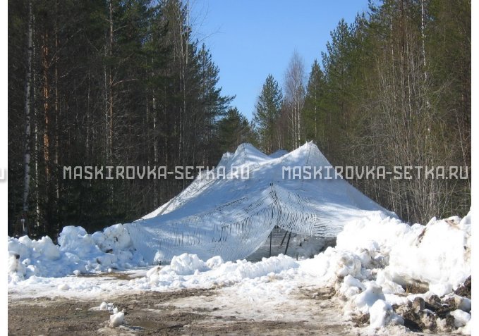 Маскировочная сеть МКТ-2С Снег 3х6 м – купить по цене 4700 руб. в интернет-магазине в городе Брянск картинка 3