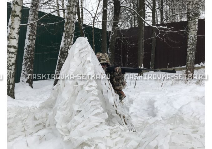 Маскировочная сеть МКТ-2С Снег 3х6 м – купить по цене 4700 руб. в интернет-магазине в городе Брянск картинка 2