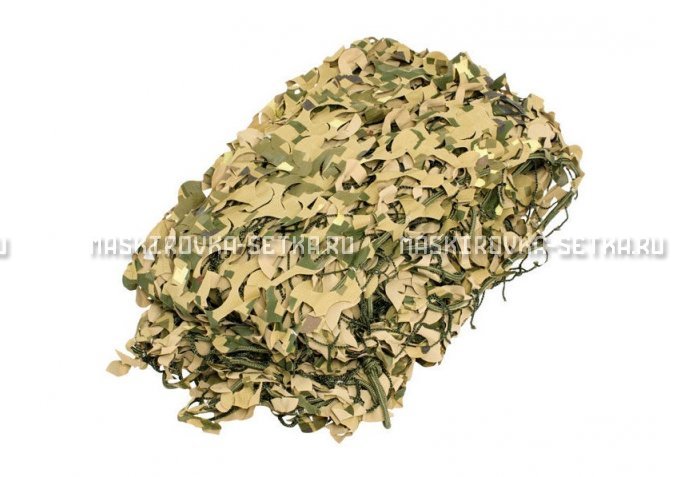 Массеть Camosystems Пейзаж-Профи Милитари 3D 1,8х3 м  – купить по цене 3850 руб. в интернет-магазине в городе Брянск картинка 1