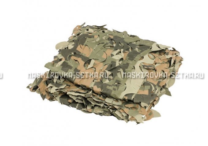 Сетка Camosystems Пейзаж Полынь 3D 2,4х3 м  – купить по цене 3100 руб. в интернет-магазине в городе Брянск картинка 1