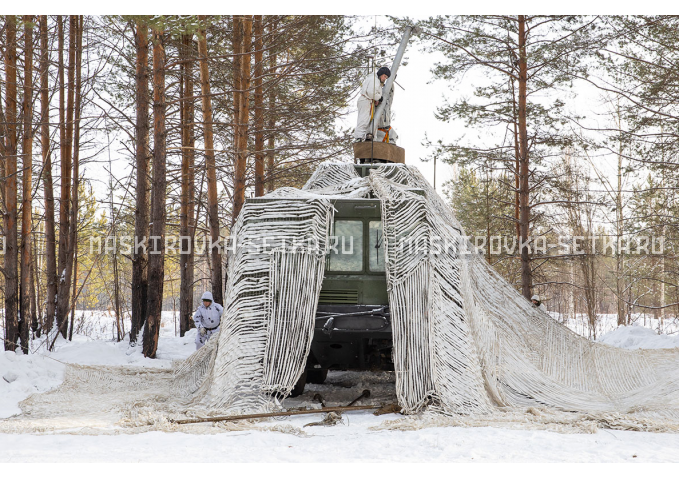 Маскировочный комплект МКТ-2С Снег 12х18 м без АП – купить по цене 58200 руб. в интернет-магазине в городе Брянск картинка 1